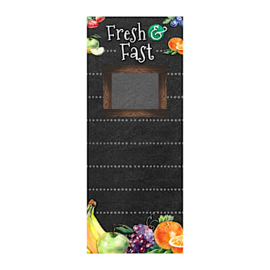 Cambro CSFLEXMERCH000 CSFLEXMERCH Merchandiser Signs for Flex Station