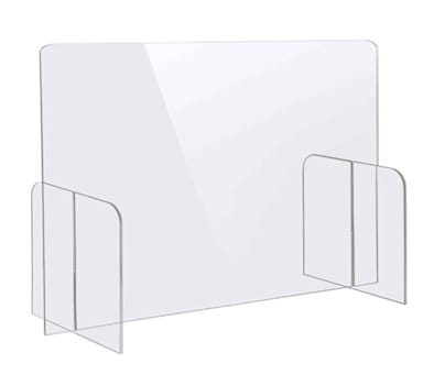 Bon Chef 90177-12 36" x 12" x 24" Tabletop Safety Shield