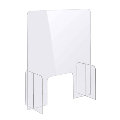 Bon Chef 90177-5 23-3/4" x 12" x 32" Tabletop Safety Shield w/ Window