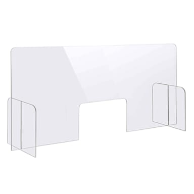 Bon Chef 90177-8 47-3/4" x 12" x 24" Safety Tabletop Shield