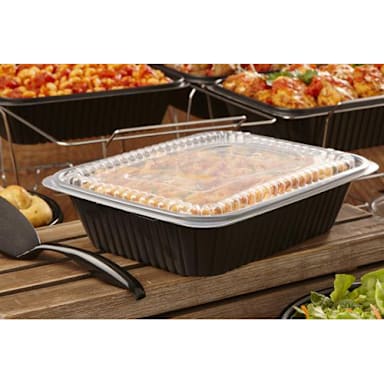 Sabert 5231130N60 Clear Rect. Lid for 12" x 10" Container