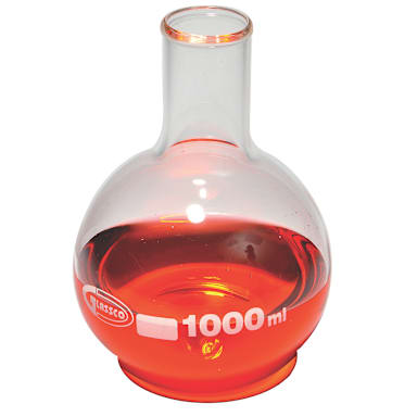 United Scientific FG4060-100 100ML Flat Bottom Boiling Flask - 6 / PK