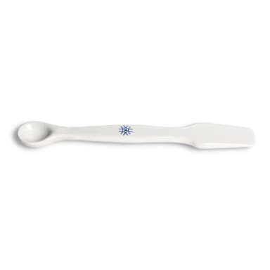 United Scientific JSS003 Porcelain Flat 0.3ML Spatula/Spoon