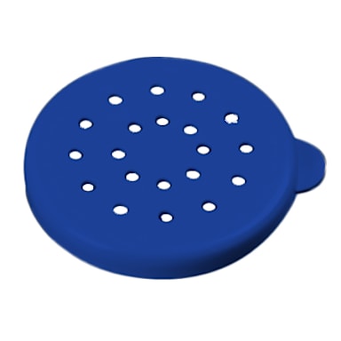 Carlisle 426114 Custom Blue Shaker / Dredge Cheese Lid for KFC