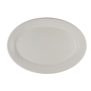 Steelite 6120RG020 Potters Shell 15.5" x 11" Oval Platter - 6 / CS
