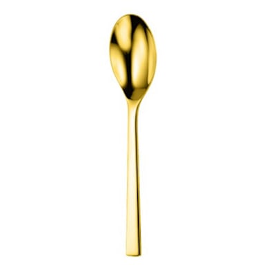 1880 Hospitality B408SDEF Chef's Table Gold Oval Bowl/Dessert Spoon - Dozen