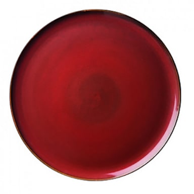 1880 Hospitality L6753074898 Rustic Crimson 12.5" Pizza Plate - 12/CS
