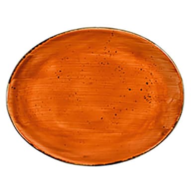 Vertex China LTC-13 Terra Cotta Oval 11" Platter