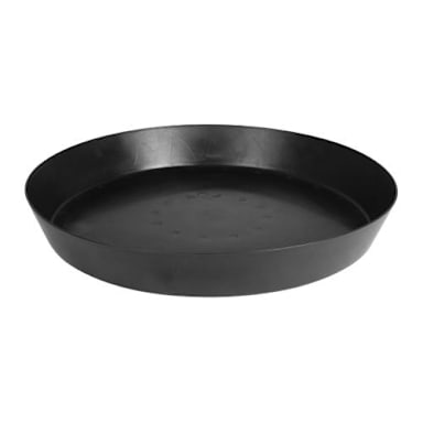 Gro Pro Heavy Duty Black Saucer w/ Tall Sides - 25 in