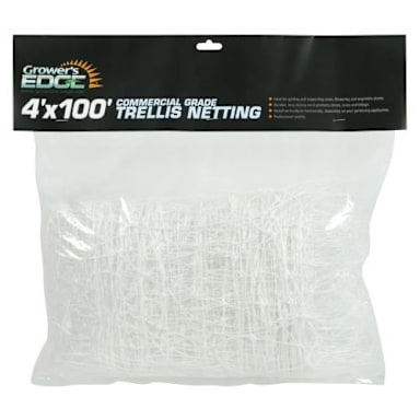 Grower's Edge Commercial Grade Trellis Netting 4 ft x 100 ft