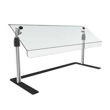 Vollrath MB36 36" Mobile Countertop Breathguard