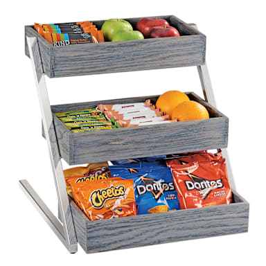 Cal-Mil 3449-3-83 Ashwood 16 x 20 x 15.5" 3-Tier Merchandiser