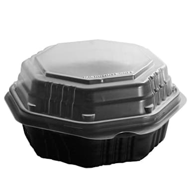 Solo 806011-PP94 Octaview Hinged 6" x 6" Take Out Container