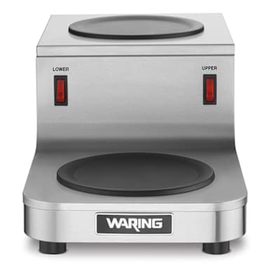 Waring Products WCW20R Step Up Double Coffee Warmer