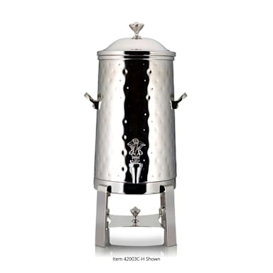Bon Chef 40003CH-H Aurora Hammered 3 Gallon Urn