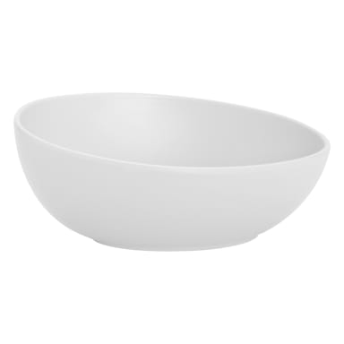 G.E.T. B-2000-W Riverstone Melamine White 12 Oz. Salad Bowl - Dozen