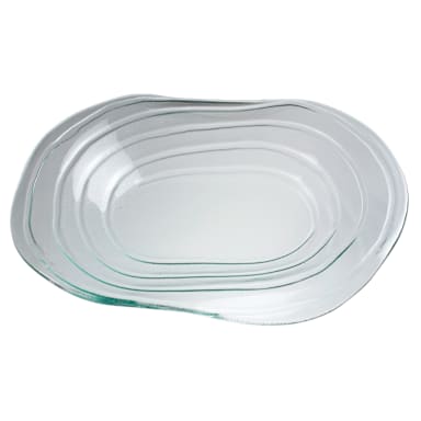 Steelite 6506G334 Ripple Creations 10-1/4" x 13-1/2" Platter - 8 / CS
