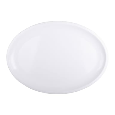 Elite Global Solutions M1813118OV-W White Olympus 18" x 13" Platter