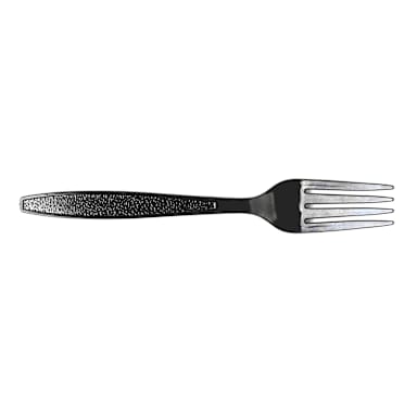 Darling Foodservice Wrapped Black Plastic Fork - 1000 / CS
