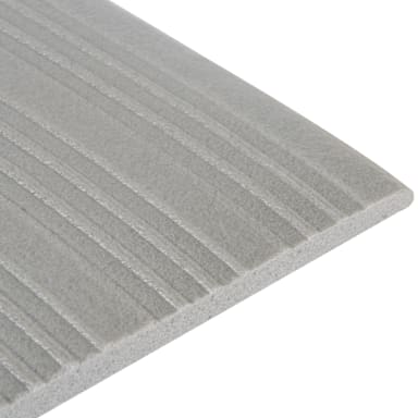 Cactus Mat 1025F-C2 Tredlite Gray Sponge Ribbed 2' x 5' Floor Mat