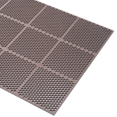 Cactus Mat 2535-B34 Brown Honeycomb 3' x 4' Floor Mat