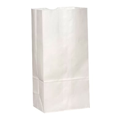 Duro 51002 White 2 Lb Paper Bag