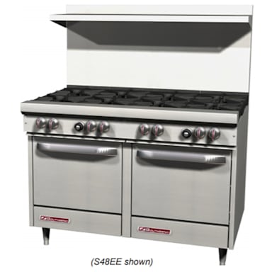 Southbend S48DC-4T 48" Nat Gas Range/Griddle w/ Thermostatic Controls