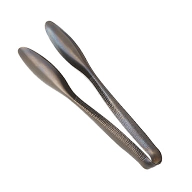 American Metalcraft BLHT2 Black Hammered 11-3/4" Serving Tong