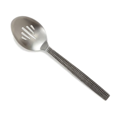 American Metalcraft WVASS10 S/S Wavy Aged Slotted Serving Spoon