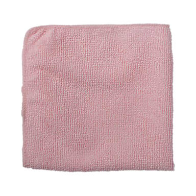 Rubbermaid 1820577 Pink 12" x 12" Microfiber Cloth
