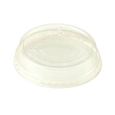 World Centric CPL-CS-9 Clear Raised Lid for 4-9 Ounce Cups - 2000 / CS