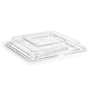 FOH DCV177CLT28 Servewise Clear Sq. 7" Cover for 6.5" Plate