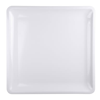 Elite Global Solutions M16118SQ-W White Olympus 16 x 16" Coupe Platter