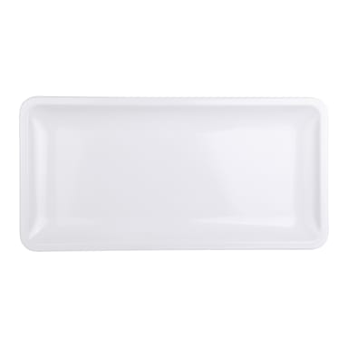 Elite Global Solutions M189RC-W White Olympus 18" x 9" Platter