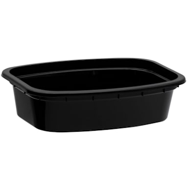 Cube Packaging DR-508-BB Black 8 Ounce Deli Container Base