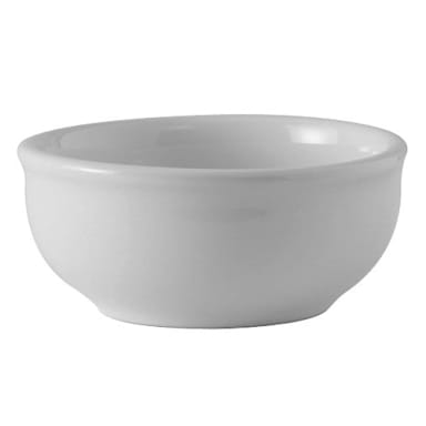 Tuxton BWB-050E White 5 Ounce Salsa/Sauce Dish