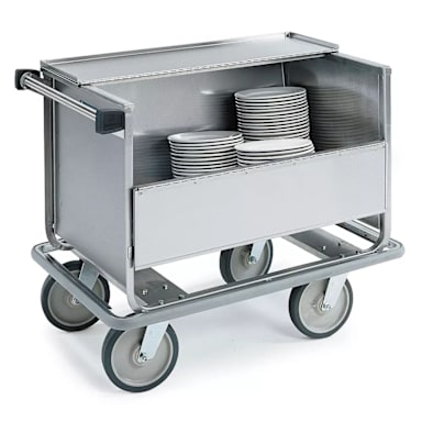Lakeside 707 Single Shelf Store N Carry Dish Truck