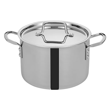Winco TGSP-6 S/S Tri-Gen™ 6 Quart Stock Pot Set w/ Cover