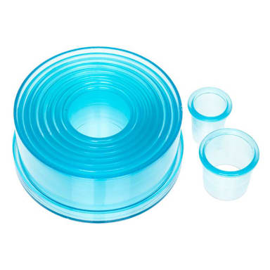 Ateco 5757 9-Pc. Plain Round Cutter Set