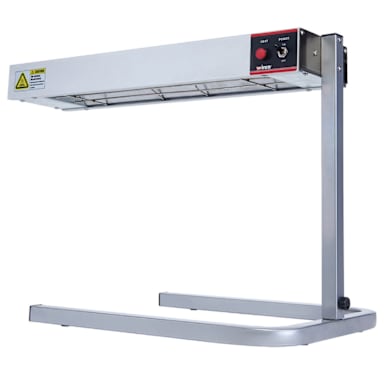 Winco ESH-1 26.5"D x 14.25"W Heat Lamp with Adjustable Stand Set