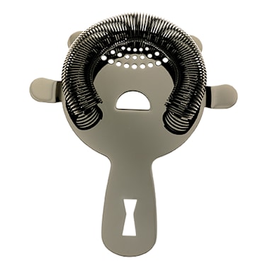Mercer Culinary M37071BK Gun Metal Black 5-5/8" Bar Strainer