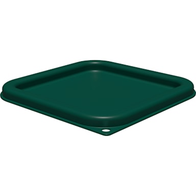 Carlisle 1197008 Squares Forest Green Lid for 2-4 Quart Container