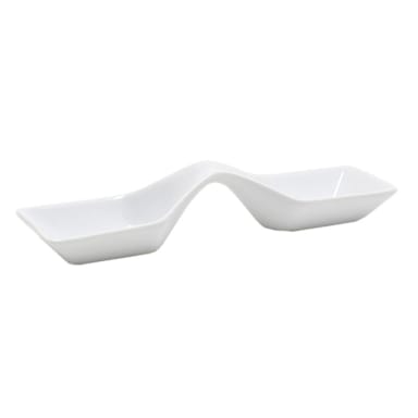 FOH FSP011WHP23 Kyoto White Double Sided 1-1/2 Ounce Spoon