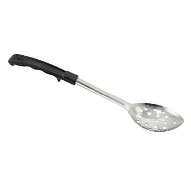 Winco BHPP-13 Black Perforated 13" Basting Spoon