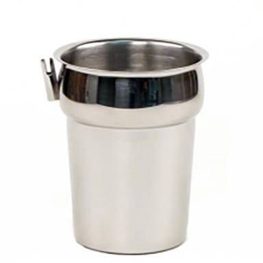 D.W. Haber DW02SINSHSS S/S Hinged 2 Quart Marmite Insert Pan