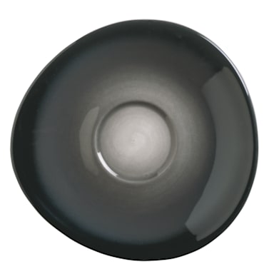Libbey - Formerly World Tableware PEB-17-O Pebblebrook Obsidian 6.38" Saucer