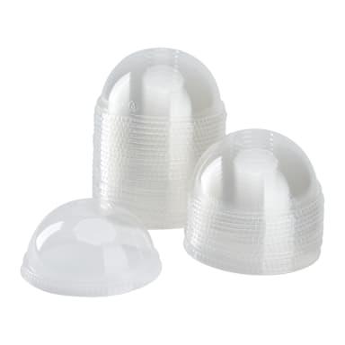 Darling Foodservice Dome Lid with Hole for 12-24 Oz. Cup - 1000 / CS