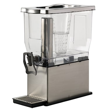 Service Ideas CBDT3SSHF Brushed Hands-Free Rectangle 3 Gal. Dispenser