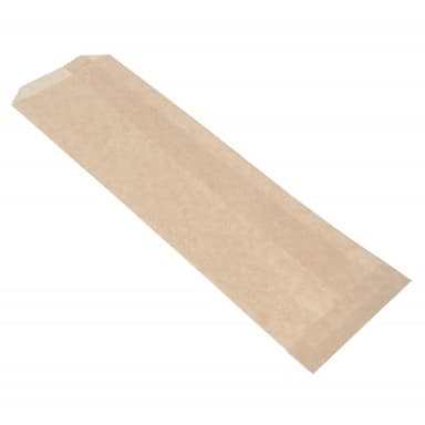 Daring Foodservice Brown 10" x 2.75" Paper Flatware Bag - 2000 / CS