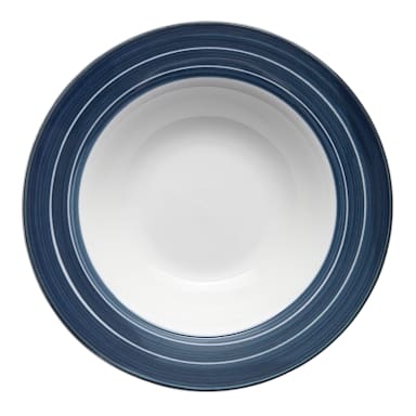 Libbey - Formerly Syracuse 999024882 Rigel Banded Blue 6 Oz Grapefruit Bowl